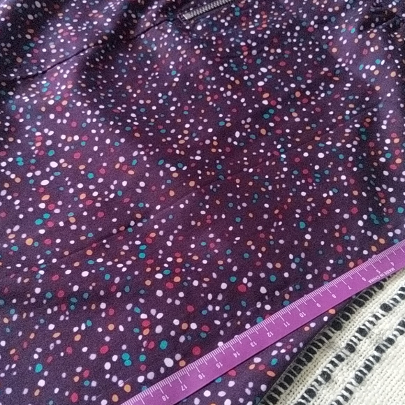 Plum and Multi-Color Dot Strappy Dress - Picture 8 of 8